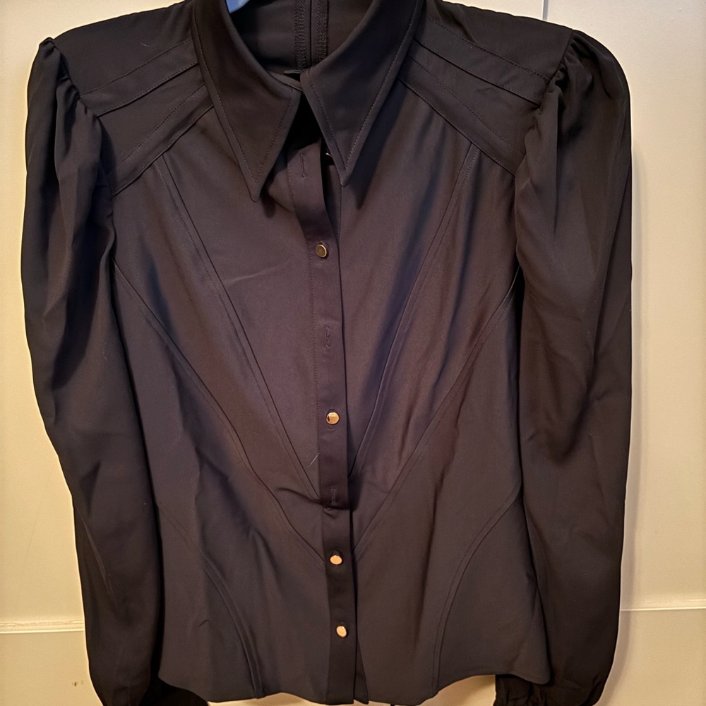 Elegant Black Women's Top